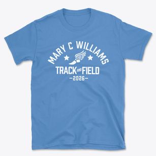 Mary C Williams Elementary School Track and Field Basic T-Shirt