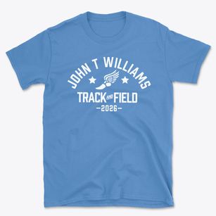 John T Williams Middle School Track and Field Basic T-Shirt