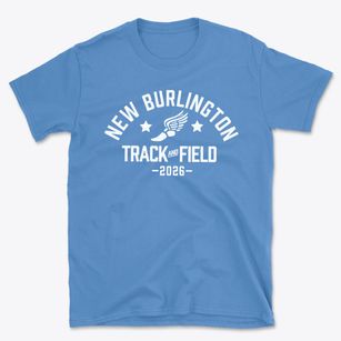 New Burlington Elementary School Track and Field Basic T-Shirt