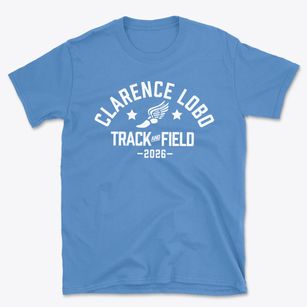 Clarence Lobo Elementary School Track and Field Basic T-Shirt