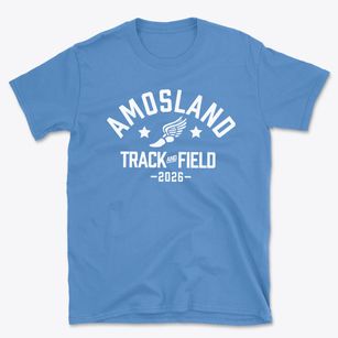 Amosland Elementary School Track and Field Basic T-Shirt