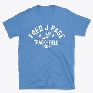 Fred J Page Middle School Track and Field Basic T-Shirt