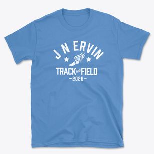 J N Ervin Elementary School Track and Field Basic T-Shirt