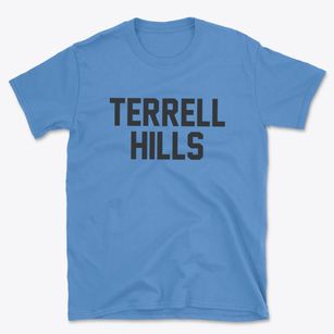 Terrell Hills Texas Classic Block Basic T-Shirt