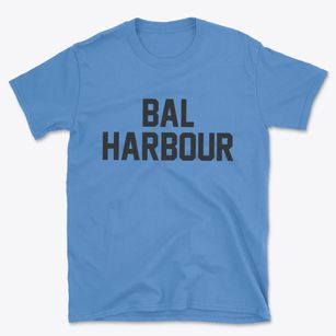 Bal Harbour Florida Classic Block Basic T-Shirt