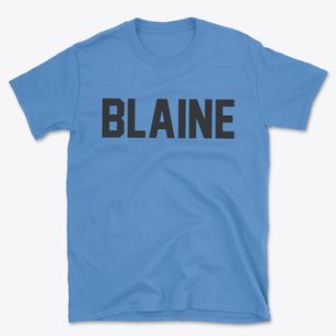 Blaine Maine Classic Block Basic T-Shirt