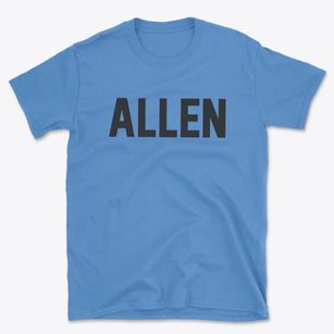 Allen Nebraska Classic Block Basic T-Shirt