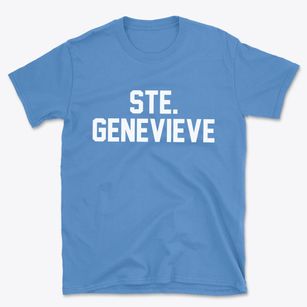 Ste. Genevieve Missouri Classic Block Basic T-Shirt