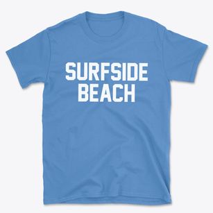 Surfside Beach South Carolina Classic Block Basic T-Shirt