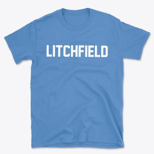 Litchfield Maine Classic Block Basic T-Shirt