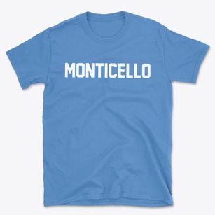 Monticello Utah Classic Block Basic T-Shirt