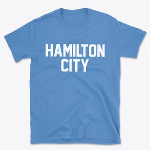 Hamilton City California Classic Block Basic T-Shirt
