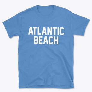 Atlantic Beach New York Classic Block Basic T-Shirt