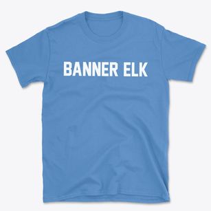 Banner Elk North Carolina Classic Block Basic T-Shirt