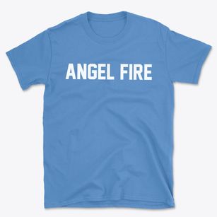 Angel Fire New Mexico Classic Block Basic T-Shirt