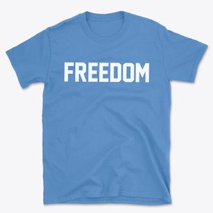 Freedom Wyoming Classic Block Basic T-Shirt