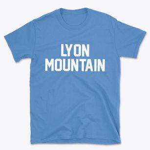 Lyon Mountain New York Classic Block Basic T-Shirt
