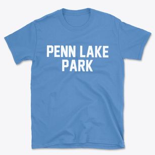 Penn Lake Park Pennsylvania Classic Block Basic T-Shirt