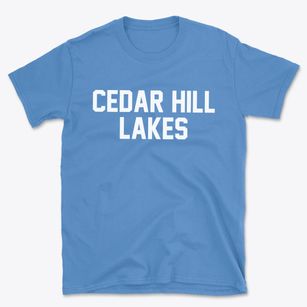 Cedar Hill Lakes Missouri Classic Block Basic T-Shirt