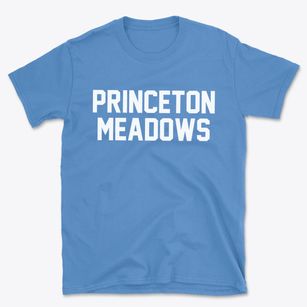 Princeton Meadows New Jersey Classic Block Basic T-Shirt