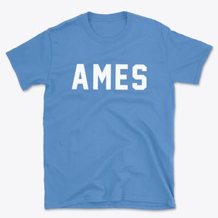 Ames Nebraska Classic Block Basic T-Shirt