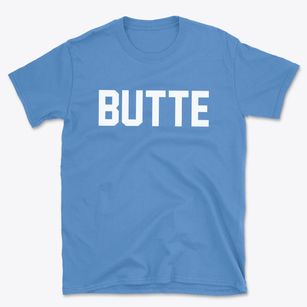 Butte North Dakota Classic Block Basic T-Shirt