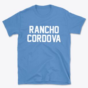 Rancho Cordova California Classic Block Basic T-Shirt
