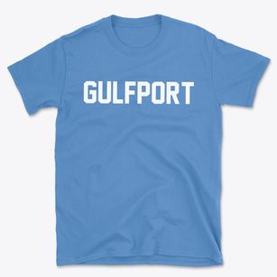 Gulfport Mississippi Classic Block Basic T-Shirt