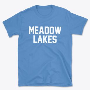 Meadow Lakes Alaska Classic Block Basic T-Shirt