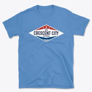 Crescent City California Diamond Star Basic T-Shirt