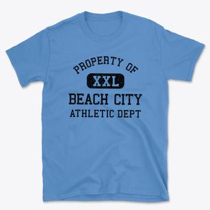 Beach City Texas Athletic Dept Basic T-Shirt