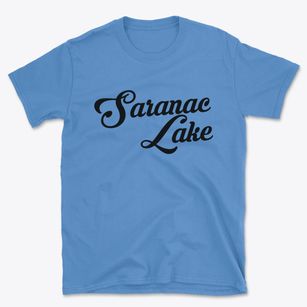 Saranac Lake New York Vintage Team Basic T-Shirt