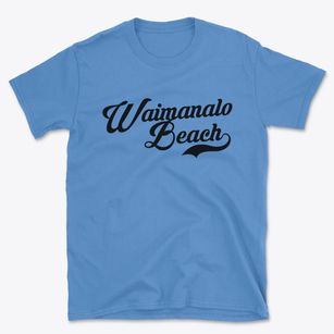 Waimanalo Beach Hawaii Vintage Team Basic T-Shirt