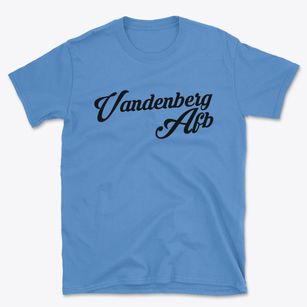 Vandenberg Afb California Vintage Team Basic T-Shirt
