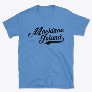 Mackinac Island Michigan Vintage Team Basic T-Shirt