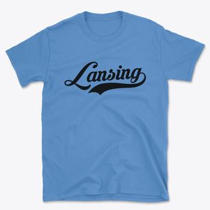 Lansing New York Vintage Team Basic T-Shirt