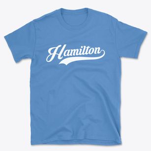 Hamilton North Carolina Vintage Team Basic T-Shirt