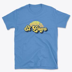 El Lago Texas Sublime Sunset Basic T-Shirt