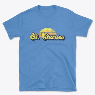 St. Charles Illinois Sublime Sunset Basic T-Shirt