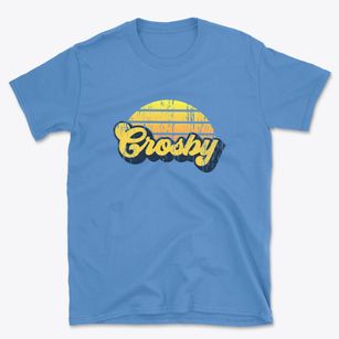 Crosby North Dakota Sublime Sunset Basic T-Shirt