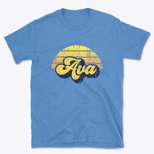 Ava Illinois Sublime Sunset Basic T-Shirt