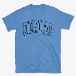 Dunlap Tennessee Trendy Block Basic T-Shirt