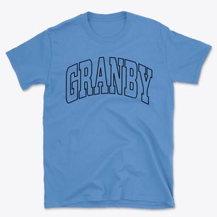 Granby Missouri Trendy Block Basic T-Shirt