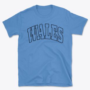 Wales Maine Trendy Block Basic T-Shirt