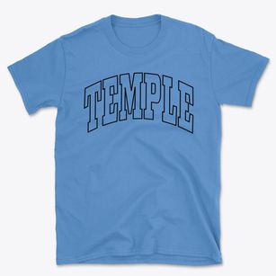 Temple Pennsylvania Trendy Block Basic T-Shirt