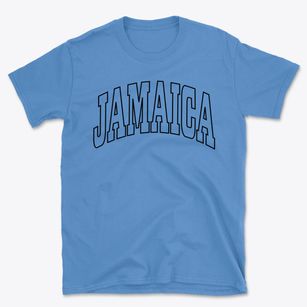 Jamaica Vermont Trendy Block Basic T-Shirt