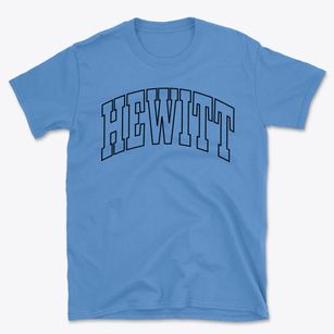 Hewitt Wisconsin Trendy Block Basic T-Shirt