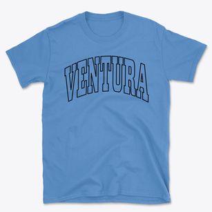 Ventura Iowa Trendy Block Basic T-Shirt