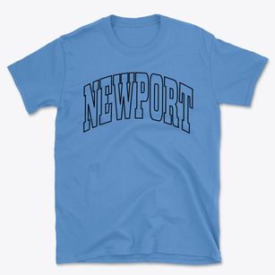 Newport Wisconsin Trendy Block Basic T-Shirt