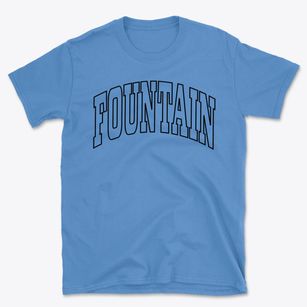 Fountain North Carolina Trendy Block Basic T-Shirt